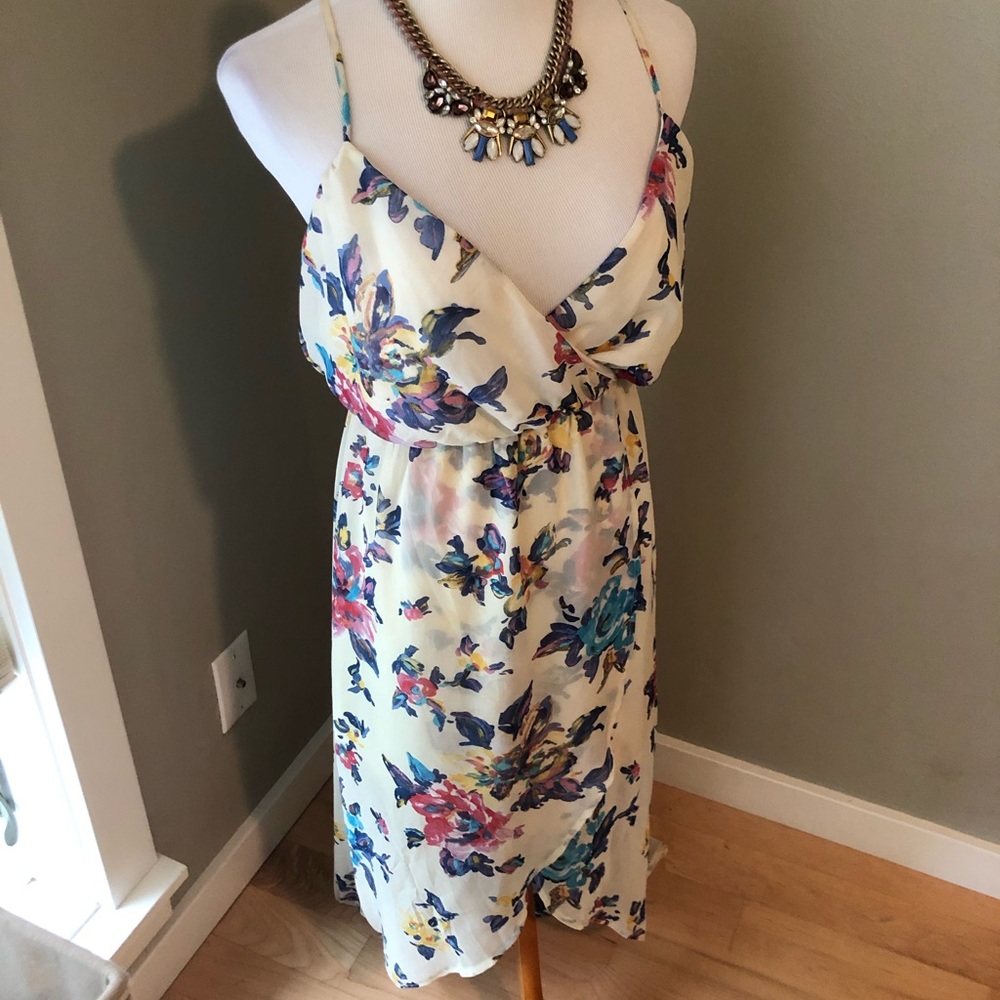 Socialite High Low Floral Dress